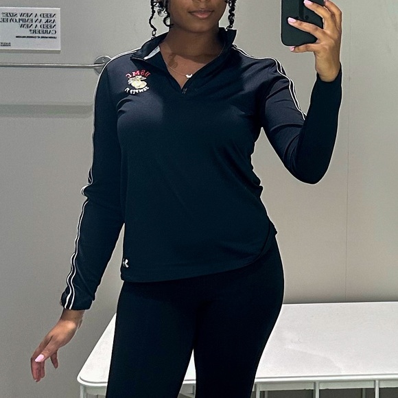 United States Marine Corps 1/4 Zip Up, Workout Zip Up, Light Weight Workout Top - Picture 6 of 6